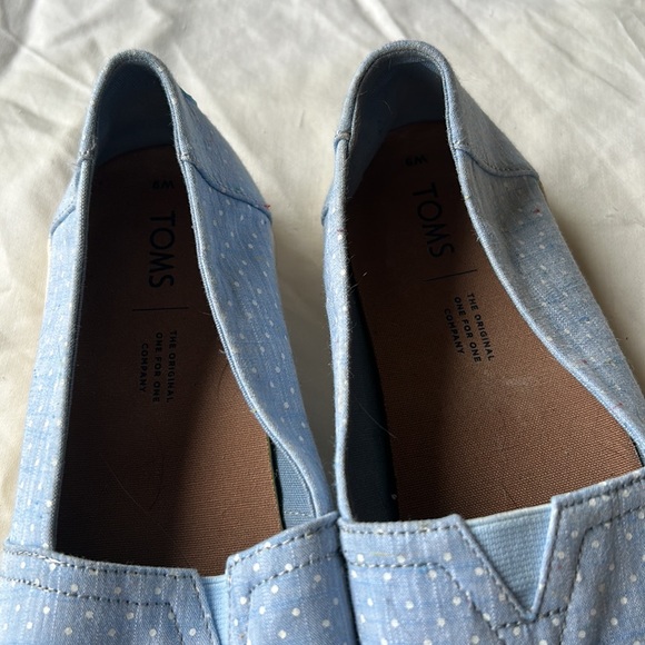 Blue polka dot Toms - Picture 4 of 5